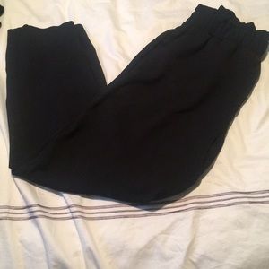 Express Ankle High Rose Black Dress Pants